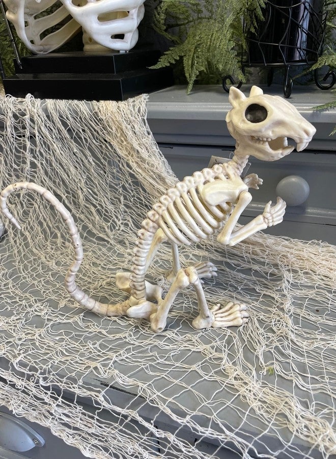 Crazy Bonez Skeleton Squirrel - 7" Halloween Skeleton Animal Decoration with Bendable Tail, Durable All-Weather Plastic, Realistic Bone Detail for Indoor Outdoor Spooky Décor and Garden Displays - Image 5